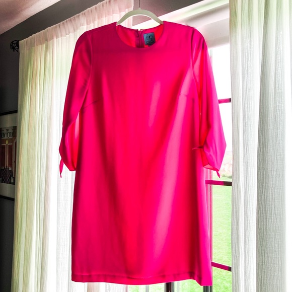 Lord & Taylor Dresses & Skirts - Neon pink shift mini dress | WILL BE REMOVED ON SEPT 1 FOR DONATION